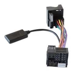 NEW Bluetooth Audio AUX Cable Big Plug Adapter 12-pin For BMW E60 E63 E64 E61 E62