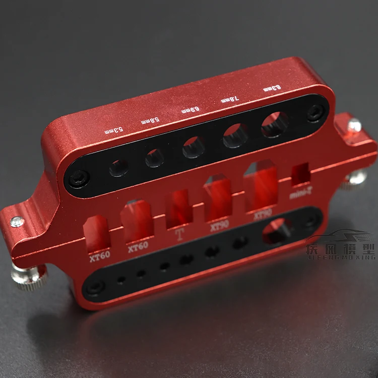 Rc Car Parts Metal Mini Red Soldering Tool Holder Model Cars Drone Marine Welding Tool T Plug Connector Xt60 Xt90