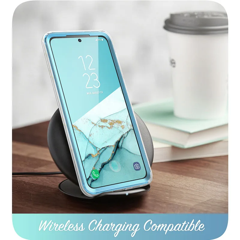 For Samsung Galaxy S21 FE Case 5G (2022) I-BLASON Cosmo Slim Full-Body Stylish Protective Case with Built-in Screen Protector