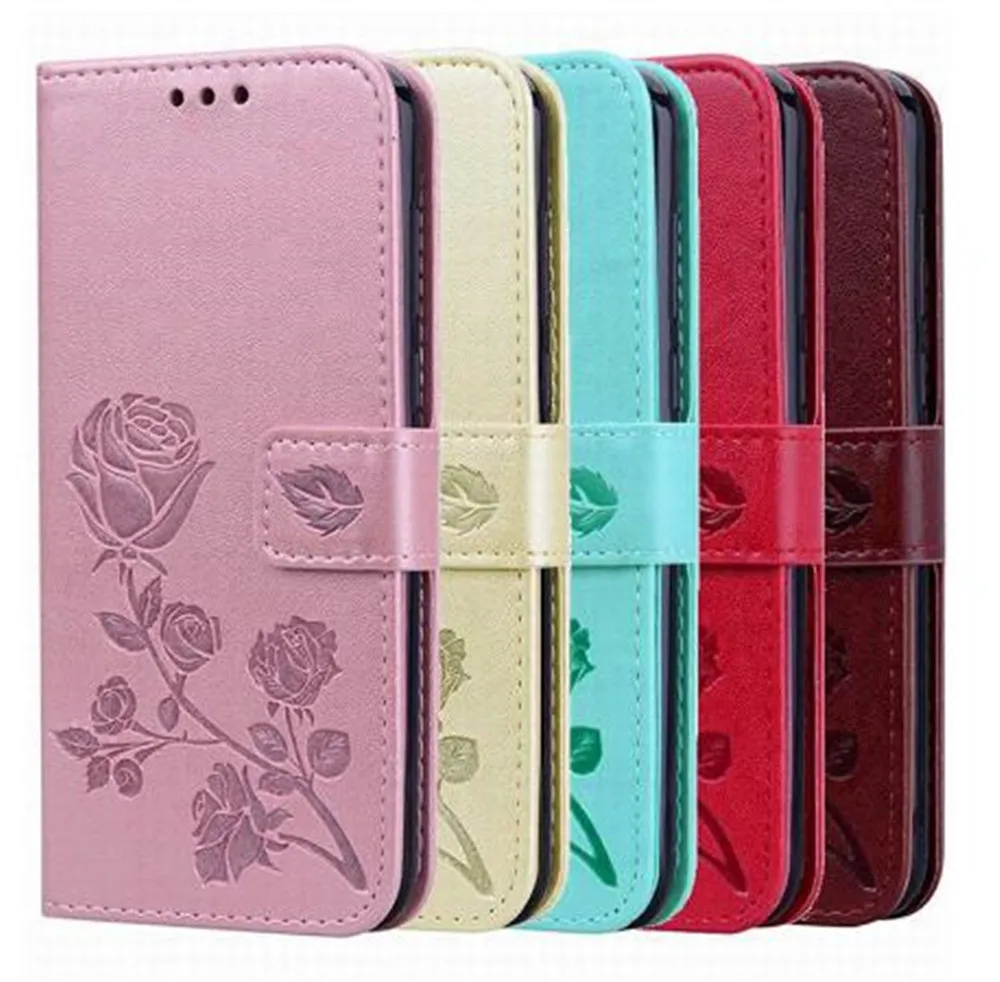 Leather Flip Wallet Case For Wiko Highway Star Pure 4G Fever U Feel Prime U Feel Lite Go Rainbow Lite 4G Pulp 4G Fab Back Cover