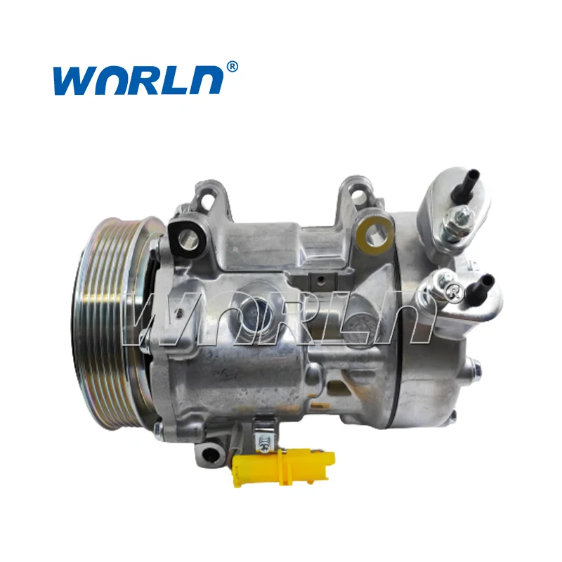 12V AUTO A/C COMPRESSOR For Peugeot 406 607 807 Citroen C5 C8 Xsara/ Lancia Fiat 7C16 9800851980 New Model