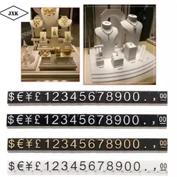 10pcs Price Cubes  Adjustable Number Price Display Counter Stand Tag Label for  Phone Retail Shop Combined  Cube shop price euro