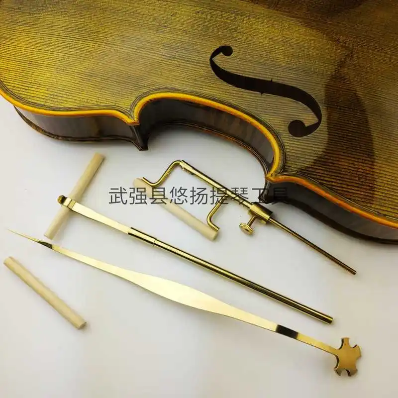 Pure copper violin, cello, instrument production, maintenance, sound column hook, clip, ruler installation tool, accessories