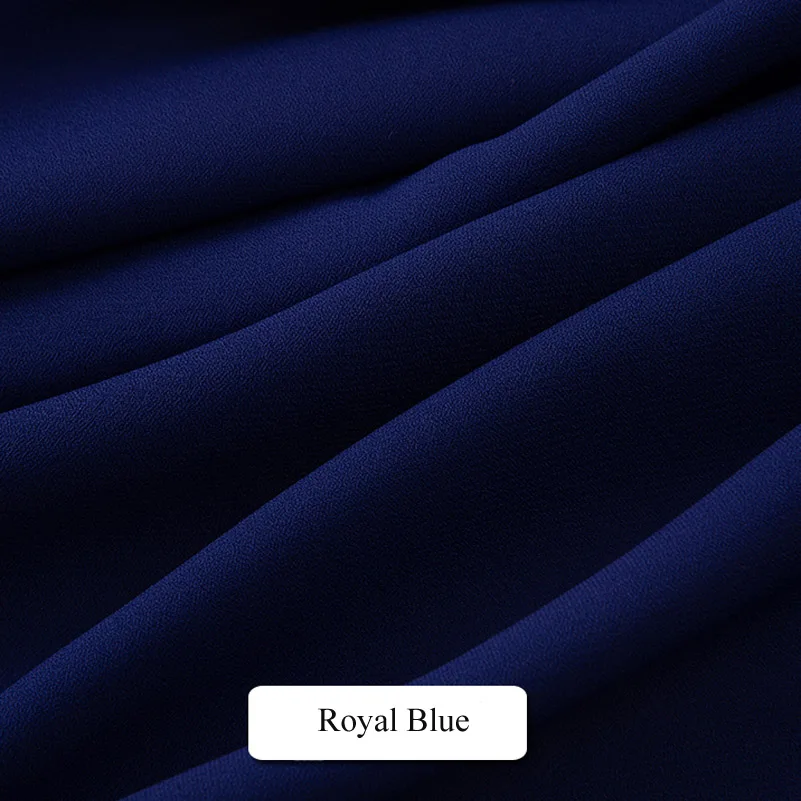 Solid Color Polyester Spun Chiffon Fabric for Sewing Clothes Dresses DIY Handmade. Accessories_4