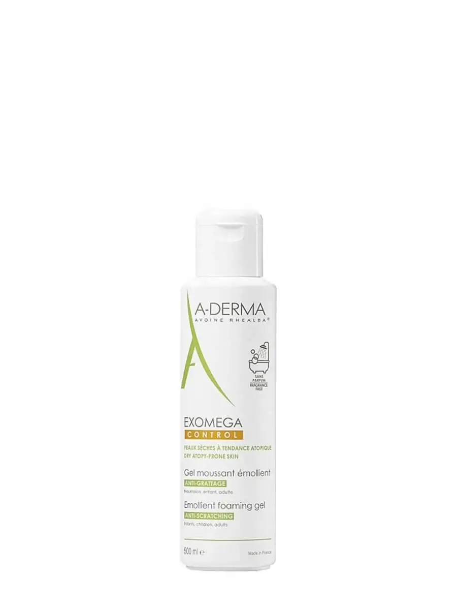 A-Derma exomega emollient gel cleanser 500 ml-shower Gel