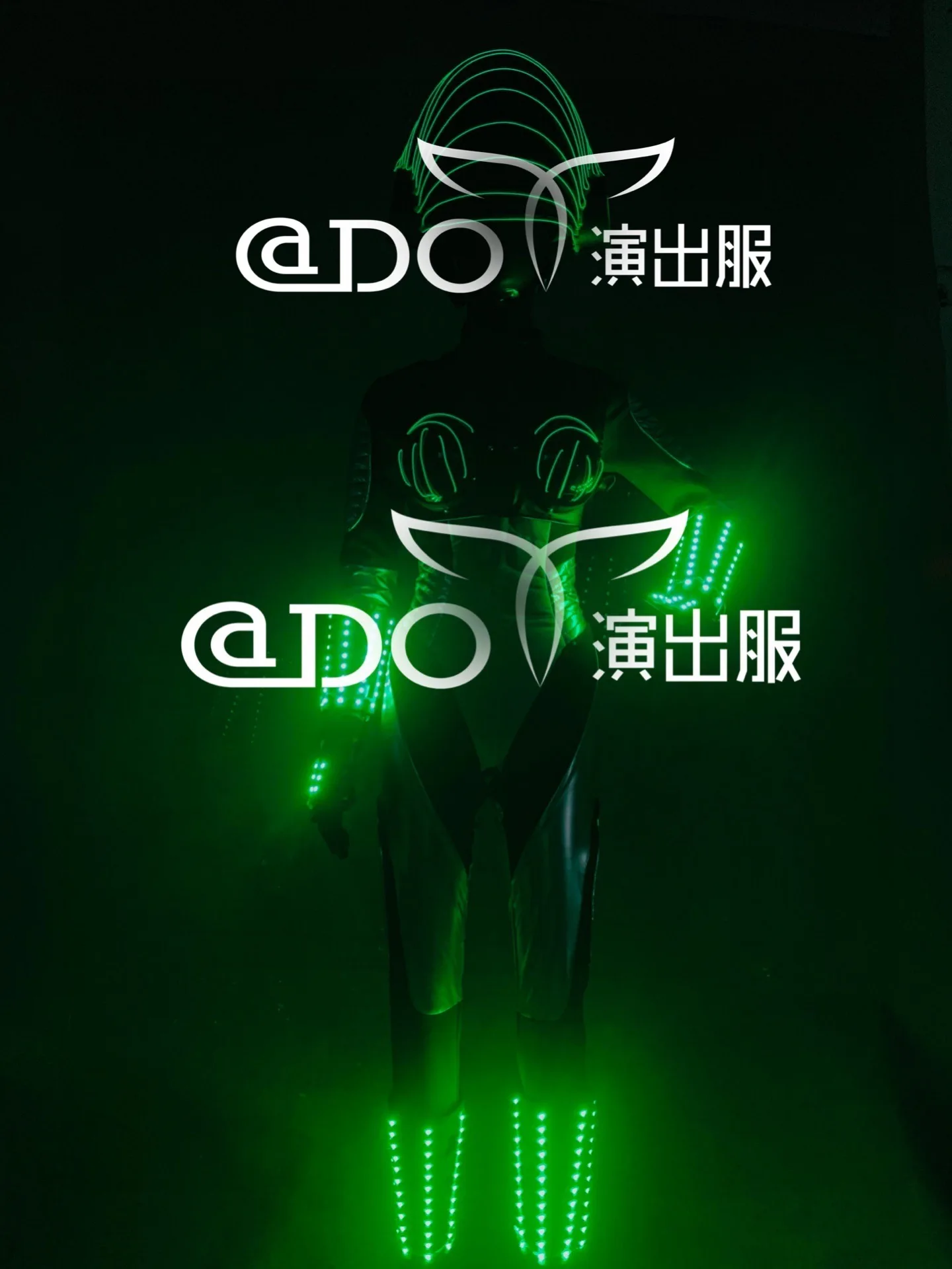 

Men women LED costumes Stage dance Bar nightclub punk creative light show GOGO costume