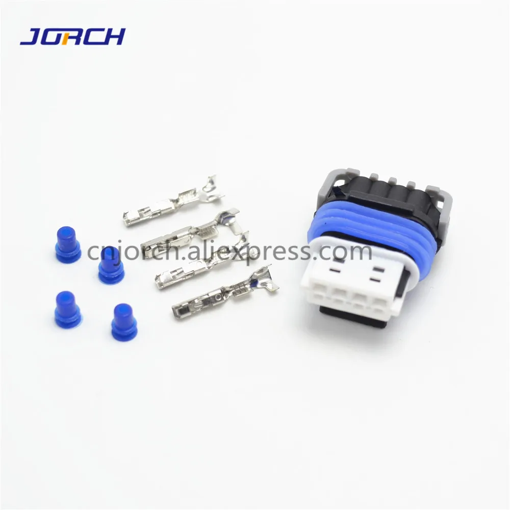 5sets 4pin female housing waterproof electrical plug wiring harness connector 15413116