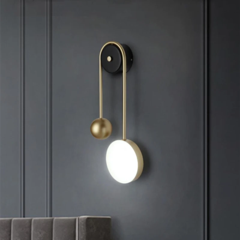 Nordic Loft Bedroom Bedside Wall Lamp Creative Individuality Restaurant Cafe Kitchen Indroom Loft Led Wall Sconce Lighting