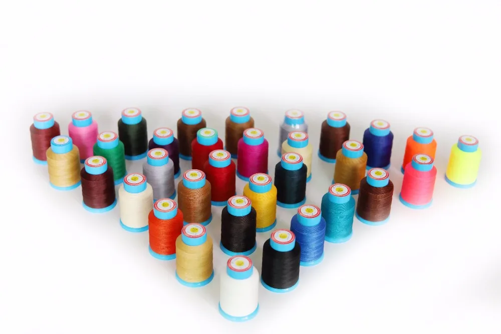 Waxed Polyester Thread for Leather Sewing, Traditional Hand Stitching, Purse Bags, Craft Bracelet, Non-Divisible, 130 m, 0.55mm