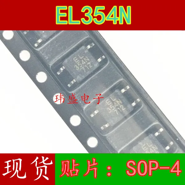 20PCS EL354N EL354N-G EL354 SOP4 Photoelectric Coupler Light ข้อต่อในสต็อก100% ใหม่และต้นฉบับ