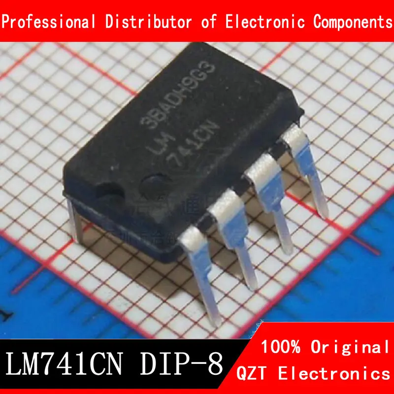 10 шт. LM741CN DIP8 LM741 DIP-8 741CN DIP-8 Рабочий Усилитель LM741C