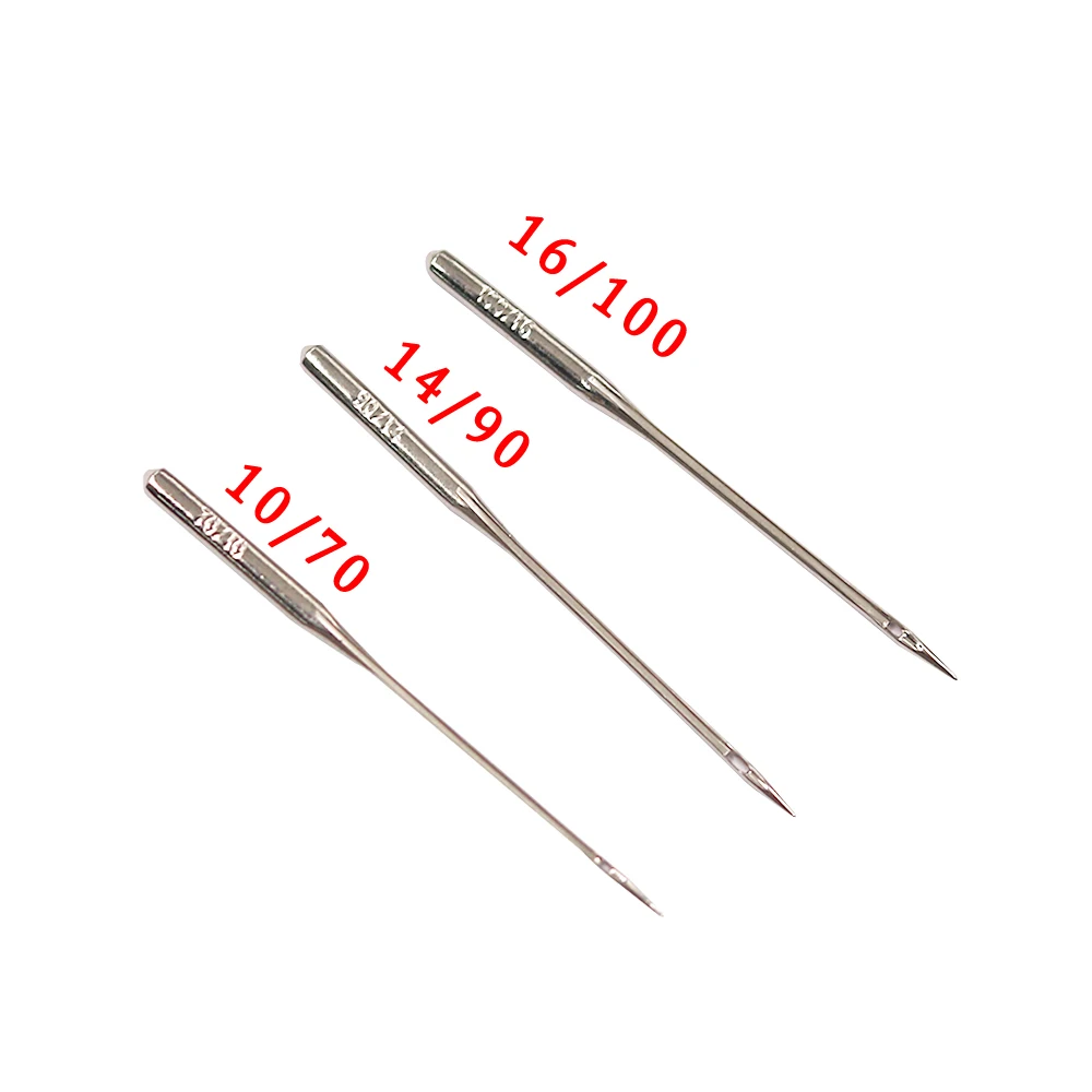 20/50 Sets Sewing Machine Needles Ball Point Head 70/10 90/14 100/16 Jeans & General Home Sewing Machine Needles Wholesale