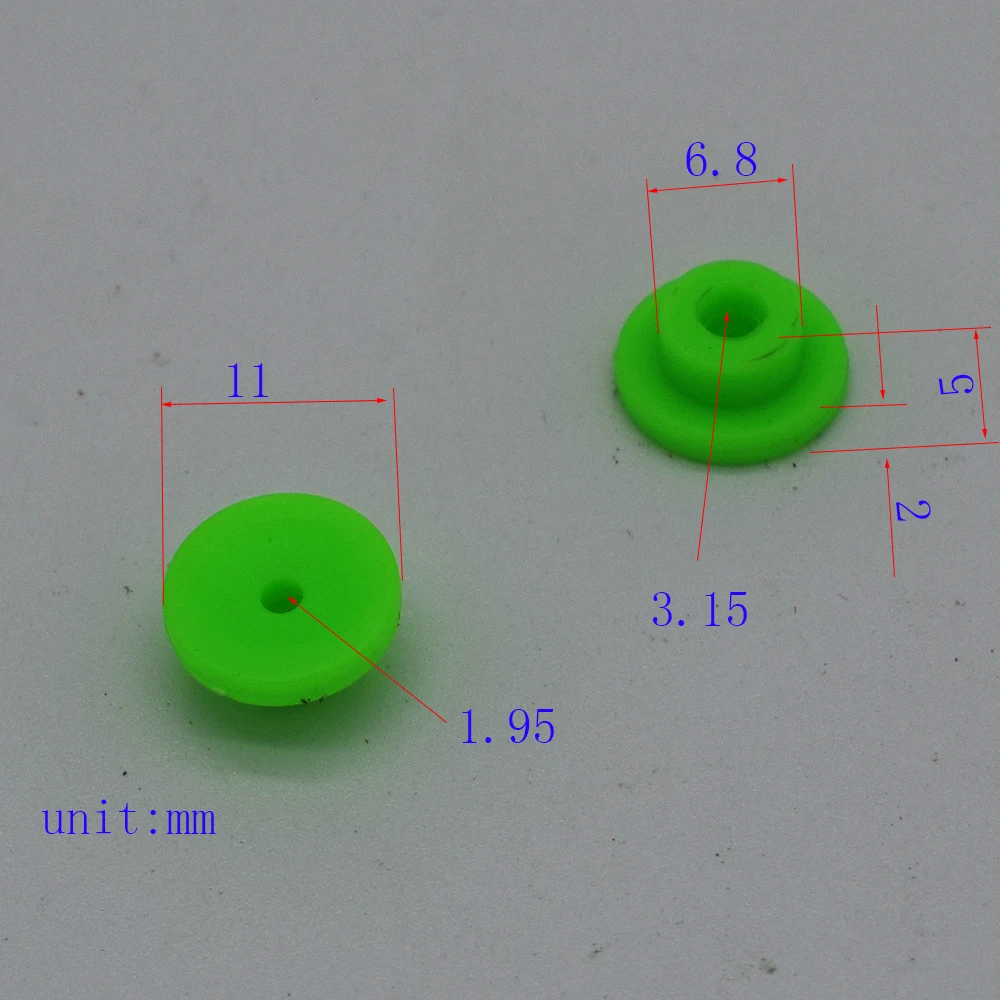 10/100pcs 11x5mm plastic button small plastic parts dron rc car plane robot kids toys for boys diy baby accessories montessori