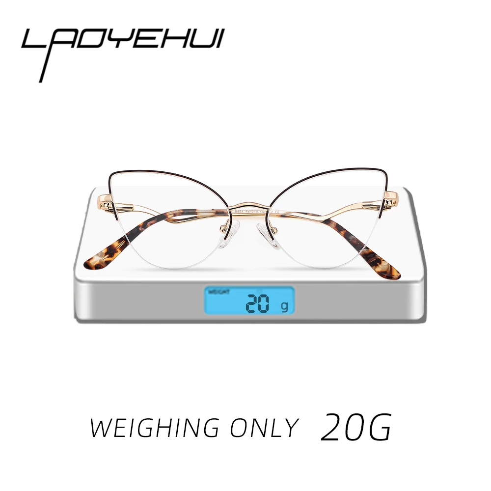 Fashion Women Cat Eye Photochromic Reading Glasses Butterfly Brand Design Frame Blue Light Blocking Customized Prescription