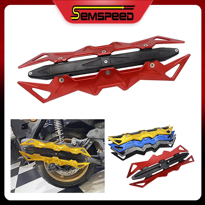 

SEMSPEED Scooter Motorcycle Crash Exhaust Pipe Guard Frame Cover For Honda PCX 125 150 ADV 150 X-ADV 750 Forza 300 125 Reflex