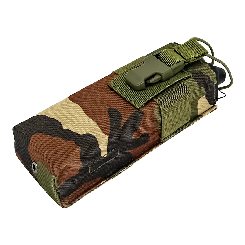 Outdoor multifunctional water bottle bag Molle tactical walkie-talkie bag military fan outdoor sports camouflage accessory bag