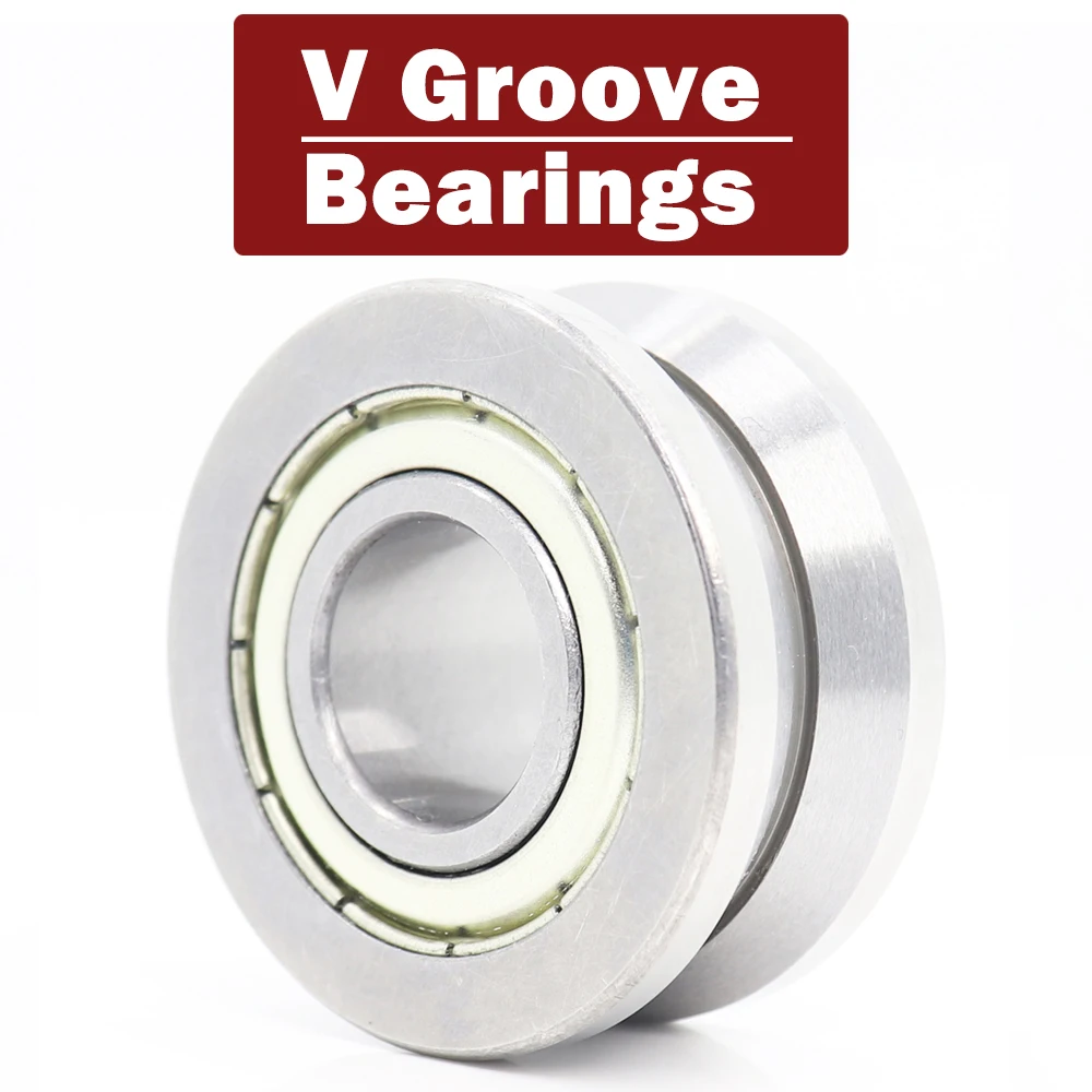 LV202-40 ZZ Bearing Wheel ( 1 PC ) 15*40*18mm LV Series V Groove Pulley Traces Walking Guide Rail Bearings Roller LV202/40ZZ