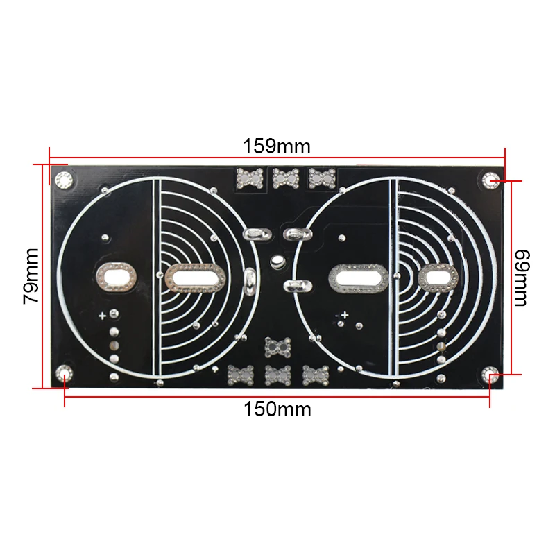 GHXAMP 1000W wzmacniacz wysokiej mocy filtr prostownika kondensator pokładzie wzmacniacz płyta zasilająca duży zbiornik 50A 1000V