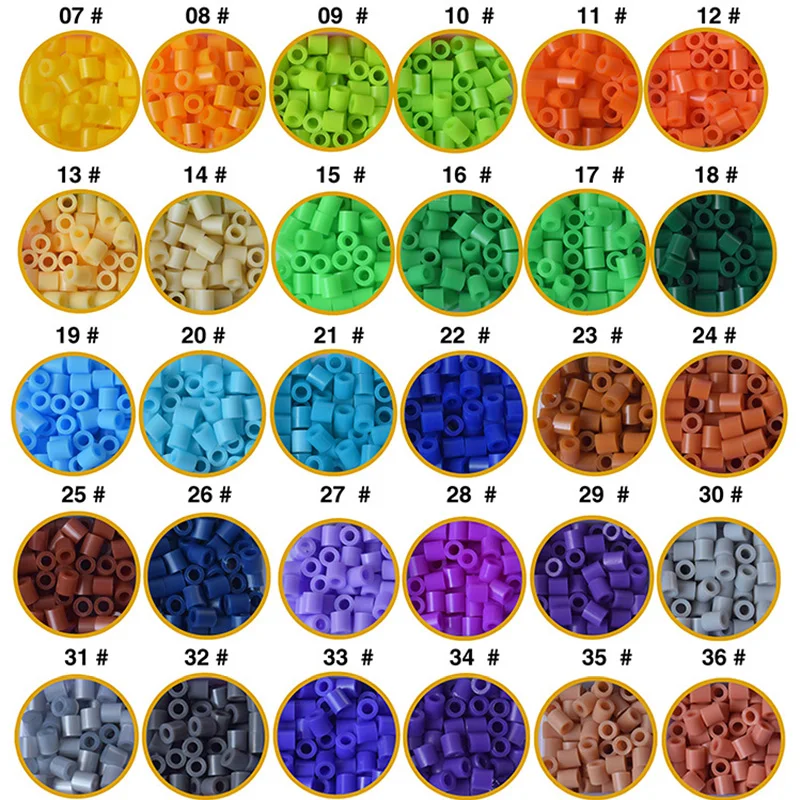 57colors pyssla hama beads 5mm 8000Pcs Iron Beads for Kids Hama Beads 3d puzzle creative toys Handmade Gift toys