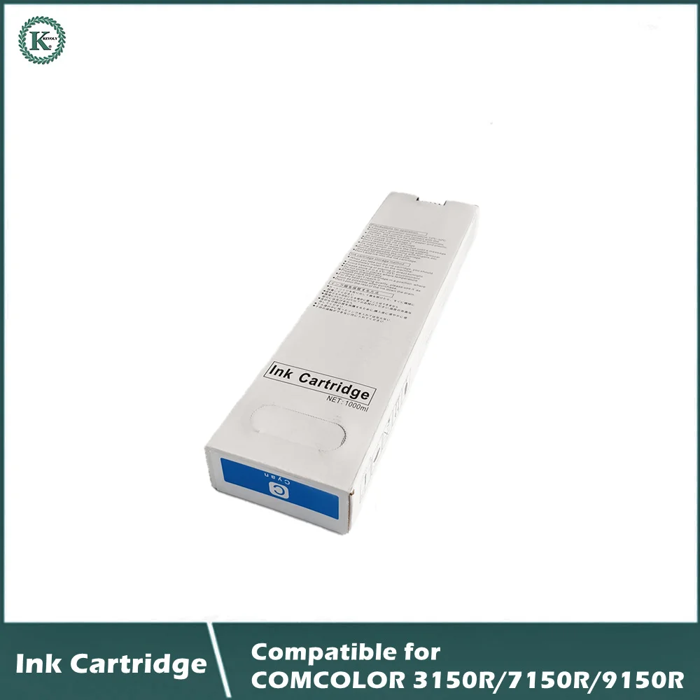 Imagem -05 - Cartucho de Tinta Compatível para a Impressora a Jato de Tinta Iso Comcolor 3150r 7150r 9150r 1000ml k c m y Cor