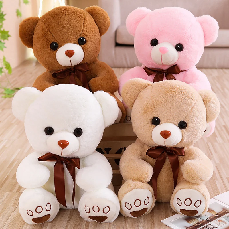 Nizza Heißer Huggable Hohe Qualität Spielzeug Cartoon Teddybär Plüsch Spielzeug Kuscheltiere Schöne Bären Puppe Geburtstag Geschenk Für Kinder – Detail 3