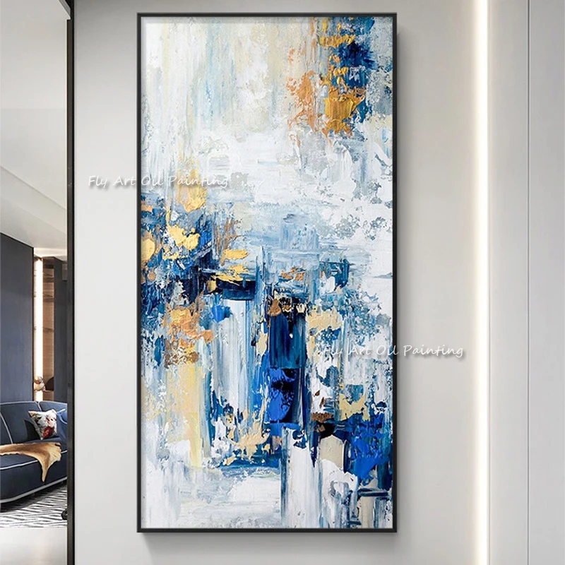 

Большая Ручная роспись Абстрактная живопись Современная оригинальная Абстрактная живопись ручная роспись масляная живопись Настенная живопись абстрактная текстурированная искусство