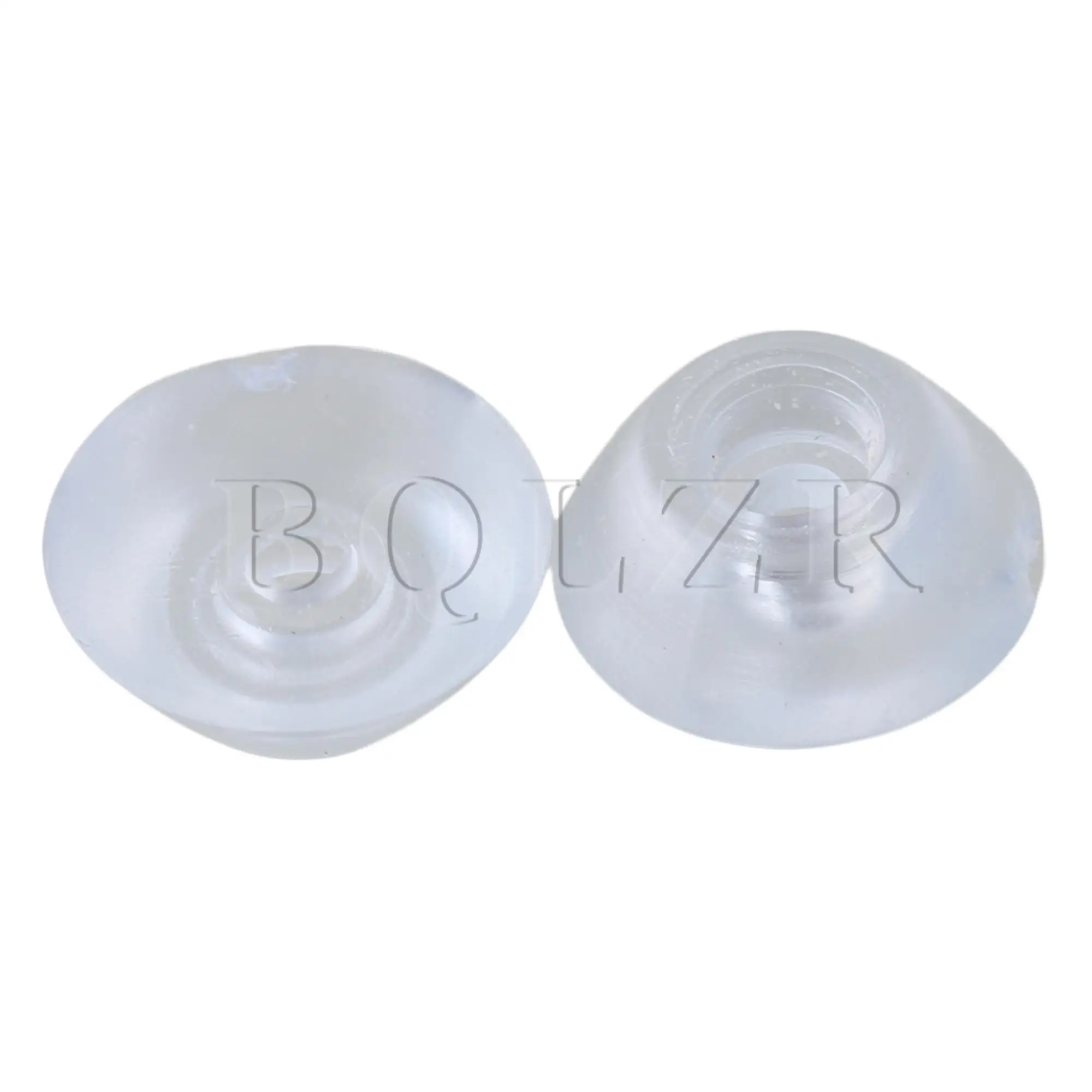 BQLZR 400PCS 15x6x8mm Light blue Chair Silicone Round Soft Rubber Anti-slip Foot Pad for Furniture Feet Chair Cup Table