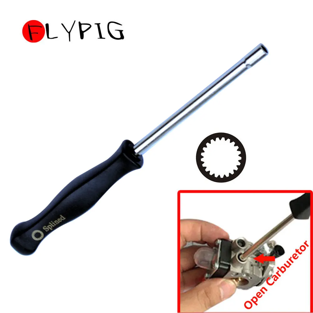 

21 Teeth Spline Shaped Carburetor Adjustment Chainsaw Tool Screwdriver for Husqvarna 2 Cycle Echo Poulan Carb Service Tool