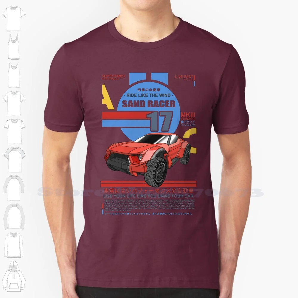 Zarooq Sand Racer Offroad Supercar 100% Cotton T-Shirt Zarooq Sand Racer Sandracer Offroad 4X4 Supercar Off Road Rallycar Cars