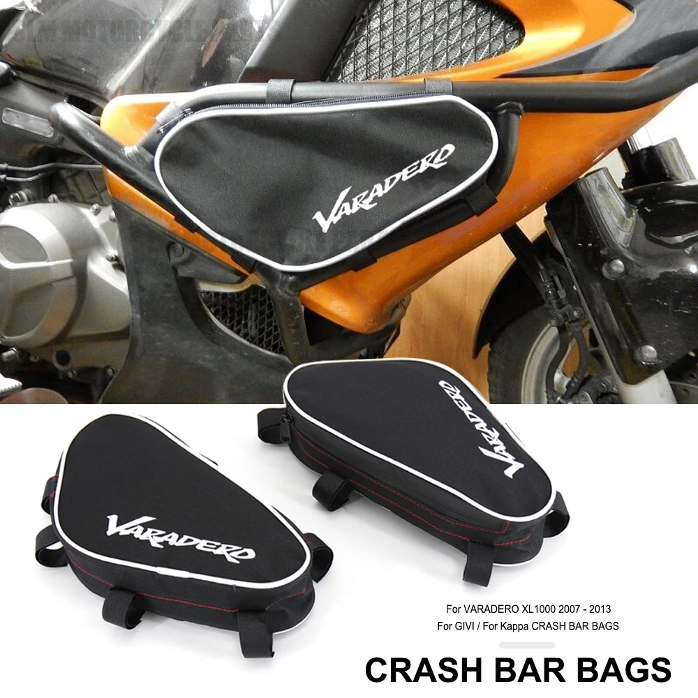 

For Honda Varadero XL1000 2007-2013 New Accessories Frame Crash Bars For Givi For Kappa Waterproof Bag Repair Tool Placement Bag