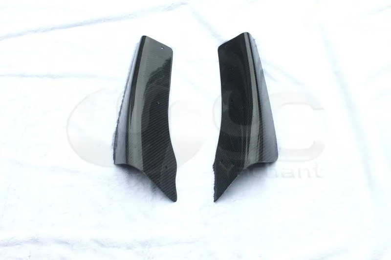 Car-Styling Carbon Fiber Rear Bumper Diffuser Kit 3Pcs Fit For 06-07 Evolution EVO 9 JDM VS Style Rear Diffuser Side Fin Addon