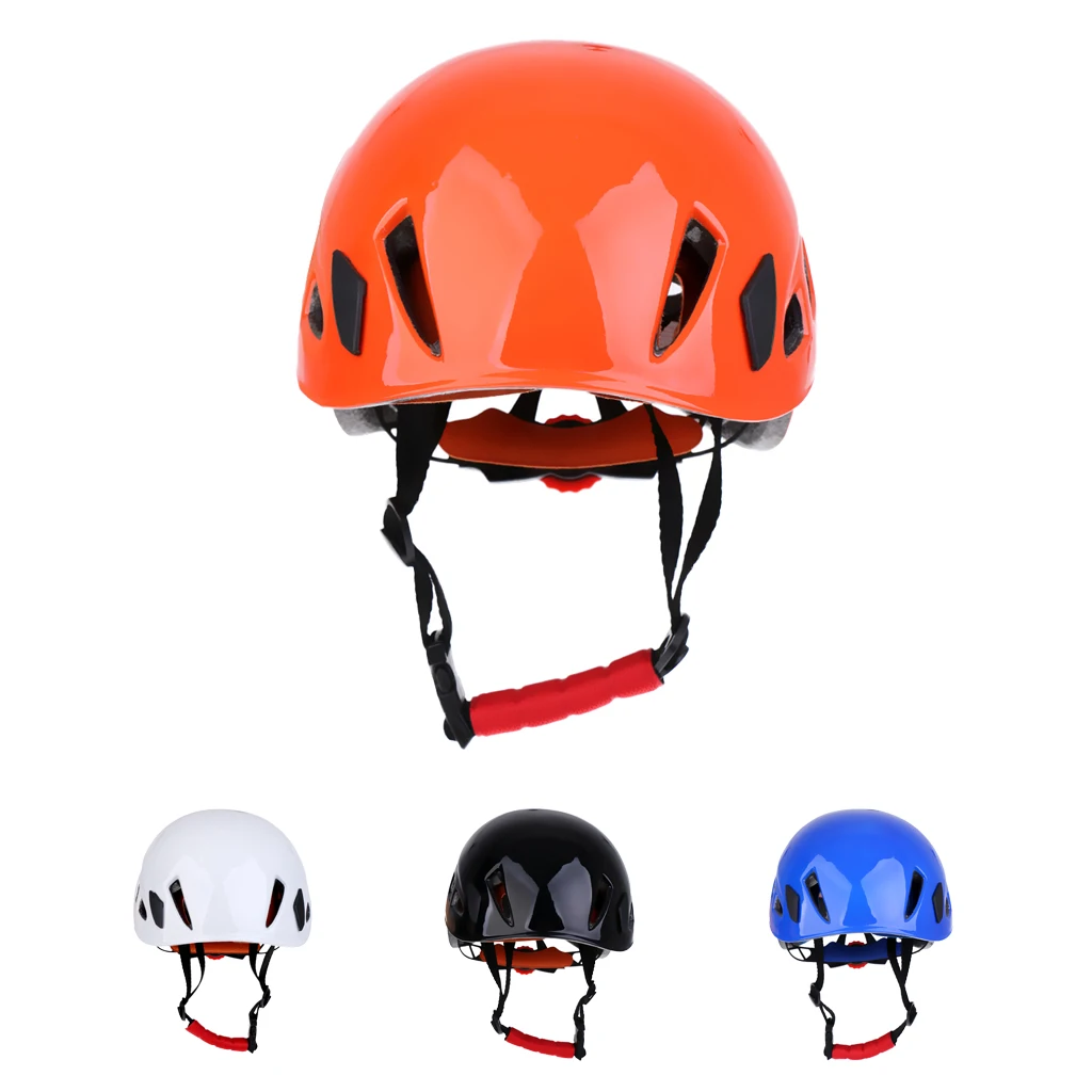 Safety Rock Climbing Caving Rappelling Rescue Helmet Scaffolding Head Protector