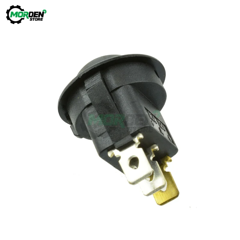 4Pcs AC 125V 250V DC 12V Toggle Switch 3Pin Cat Eye Switch Round LED Light Rocker Push Button Switch ON-OFF for Car Van Dash