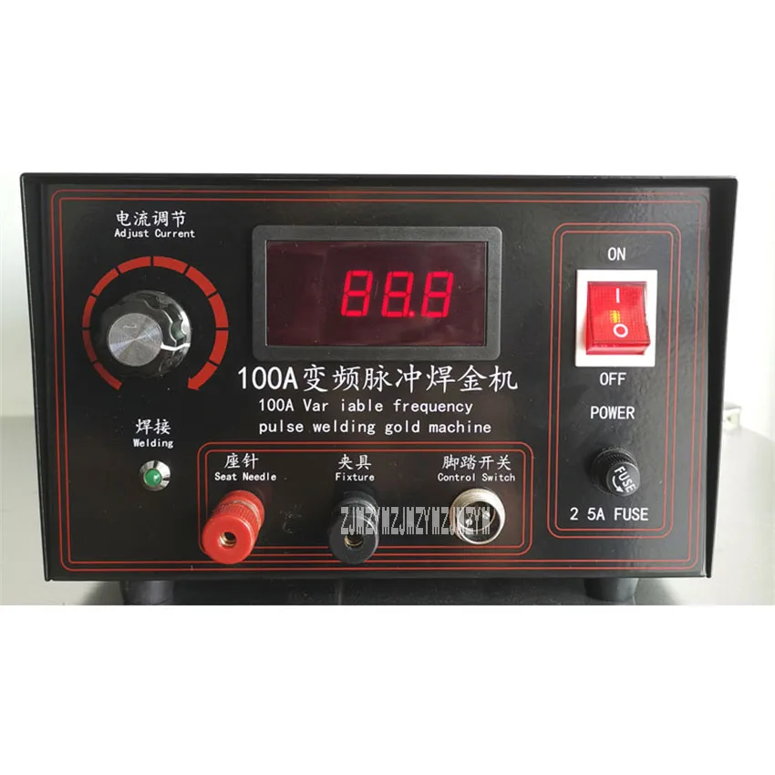 デスクトップ100A cncレーザー溶接機レーザースポット溶接機精密溶接機インバータゴールド溶接機110v/220 12v 400ワット