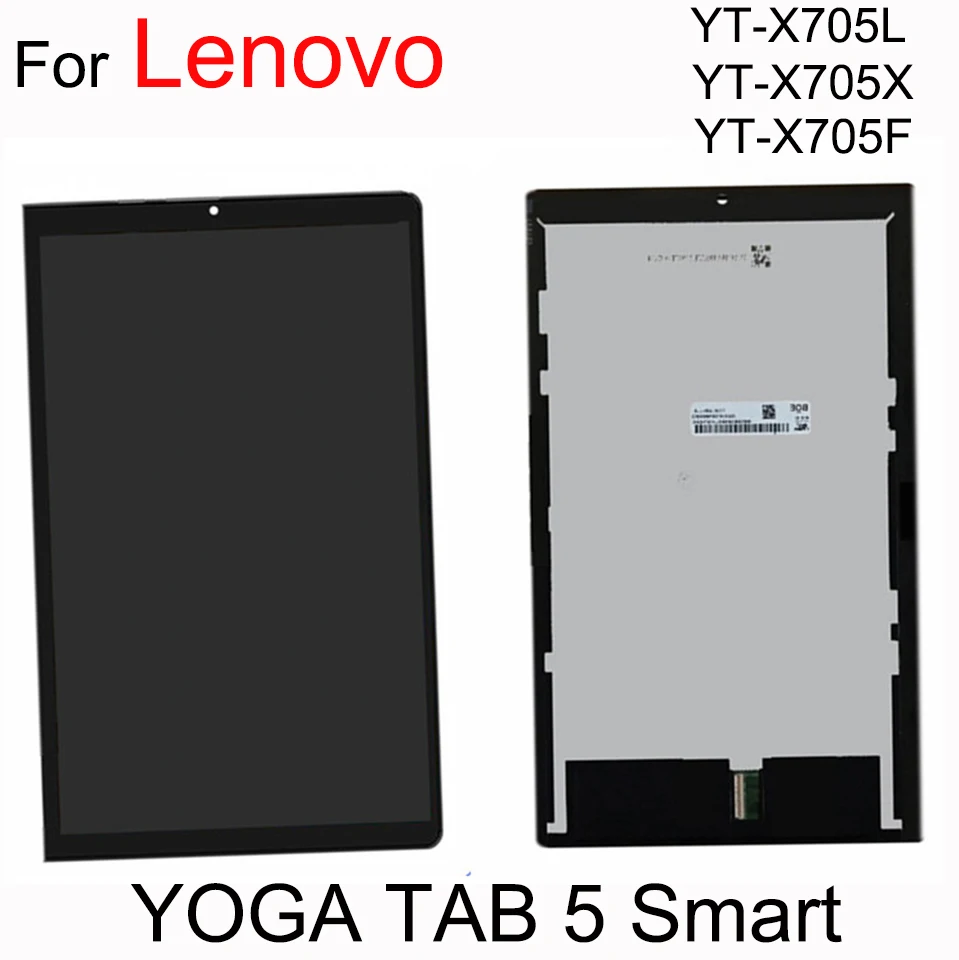 New LCD Display for Lenovo YOGA TAB 5 Smart Tab PRC WOR YT-X705L YT-X705X YT-X705F LCD With Touch screen Digitizer Assembly