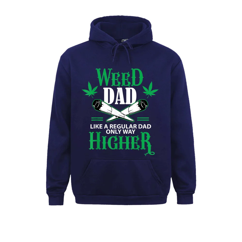 Dad Weed Marijuana Funny 420 Cannabis THC Pumpkin Themed Long Sleeve Hoodies Men Sweatshirts Cosie Hoods 2021 Fashion