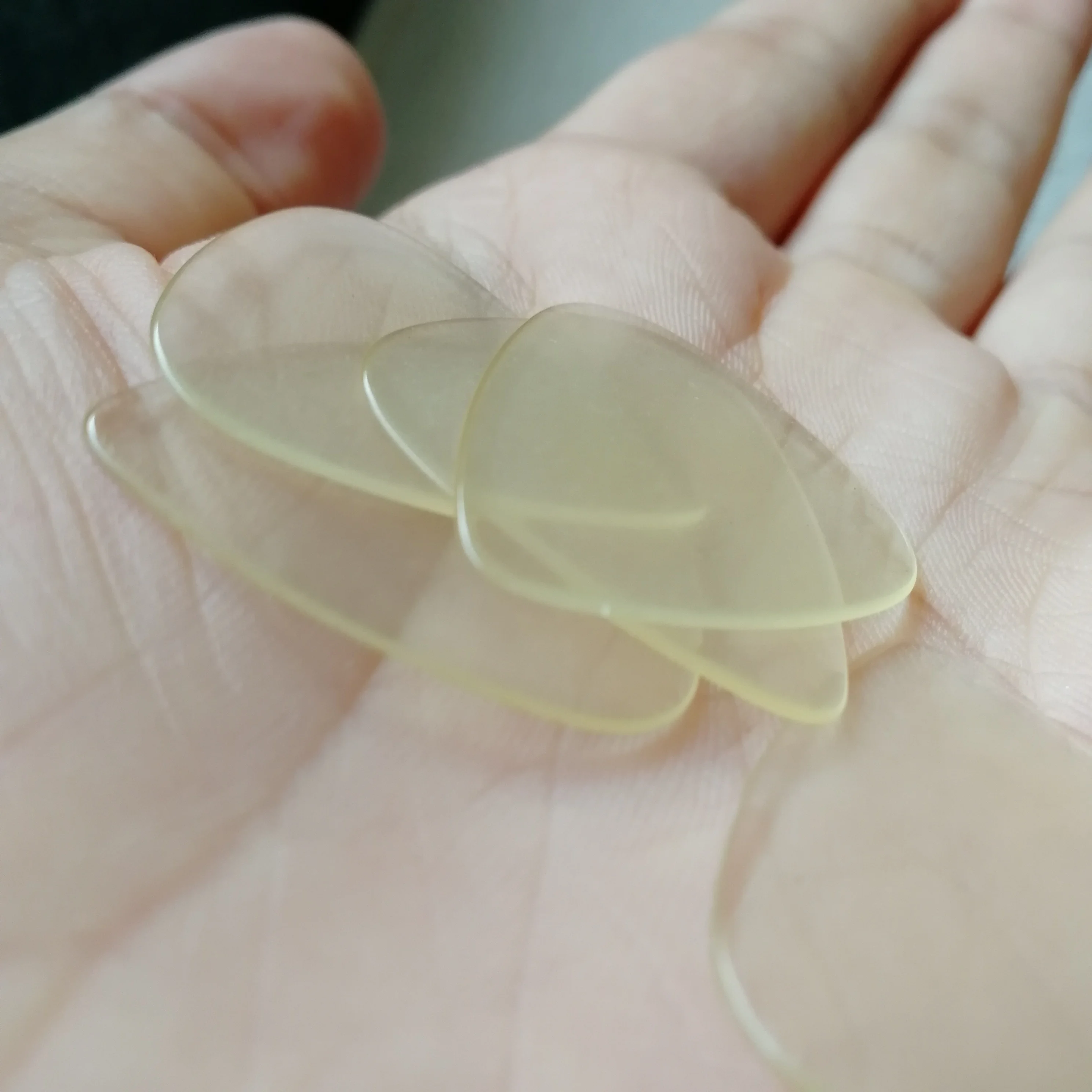 Custom Logo Transparent Guitar Pick, 0.96mm 0.71mmThickness, OEM Printing Plectrum Mediator on One Side, Hot Product, 100Pcs