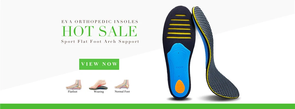1 Paire De Semelles Orthopédiques – Support Voûte Plantaire – Pieds Plats – Neuf
