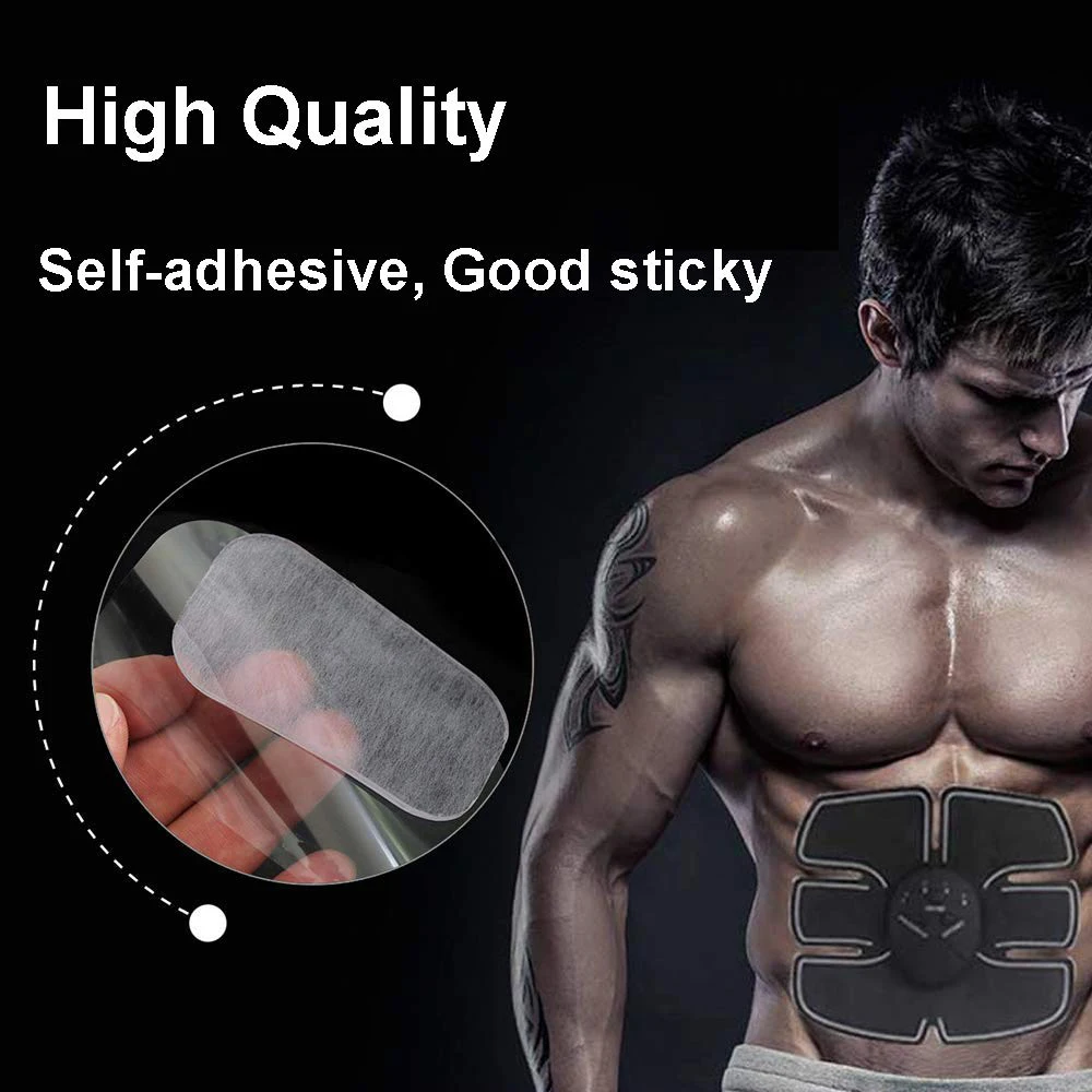 50PCS EMS Gel Pads Replacement Pads ABS Abdominal Stimulator Accessories Ab Trainer Muscle Toner Toning Belt Gel Sheets