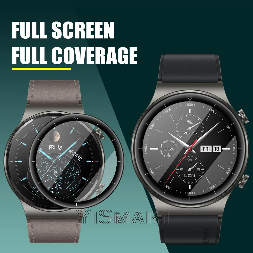 Pellicola salvaschermo curva 3D per Huawei Watch GT2 Pro pellicola protettiva per gt 2 pro copertura completa accessori Smart Watch