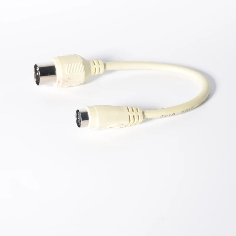 6 인치 in DIN5 at Male to Mini DIN6 PS/2 Female 키보드 어댑터 컨버터 케이블 코드, DIN5 5 핀-MDIN6 6 핀 M/F PC 리눅스 용