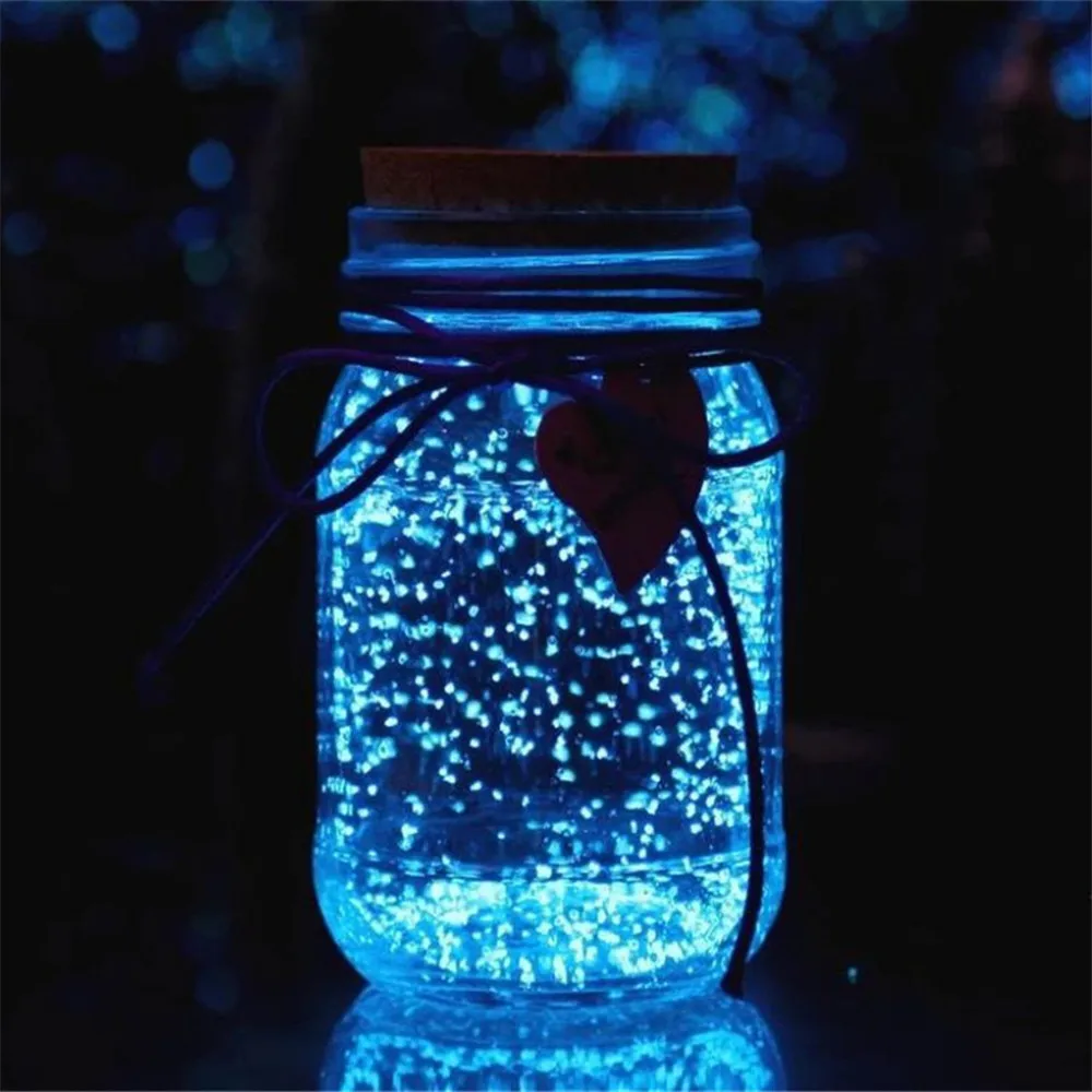 Luminous Sand Fluorescent Particles Glow In Dark Particles Aquarium Wishing Bottle Fish Tank Party DIY Decoration Luminous Stone