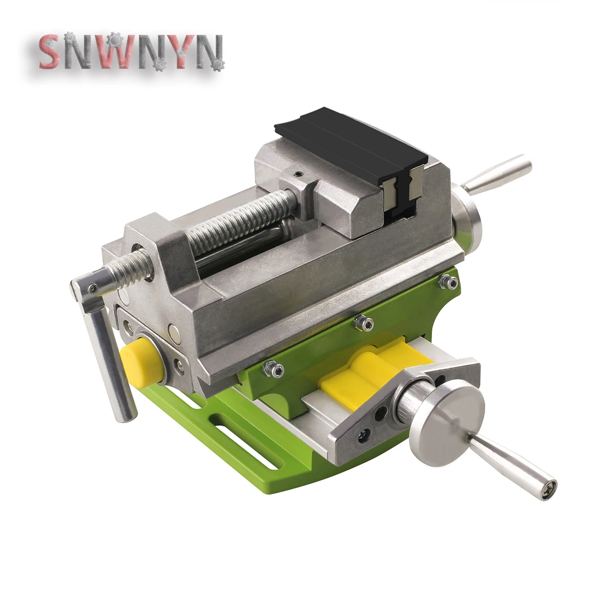 3 Inch Cross Slide Vise Vice Table Compound Table Worktable Bench Alunimun Alloy Body For Milling Drilling BG-6368