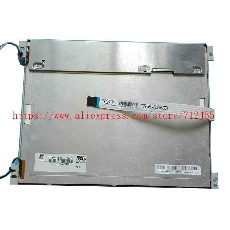 

12.1inch G121X1-L01 Rev.C1 Lcd Screen Display With Digitizer Touch Panel (T121S-5RB014N-0A18R0-200FH )