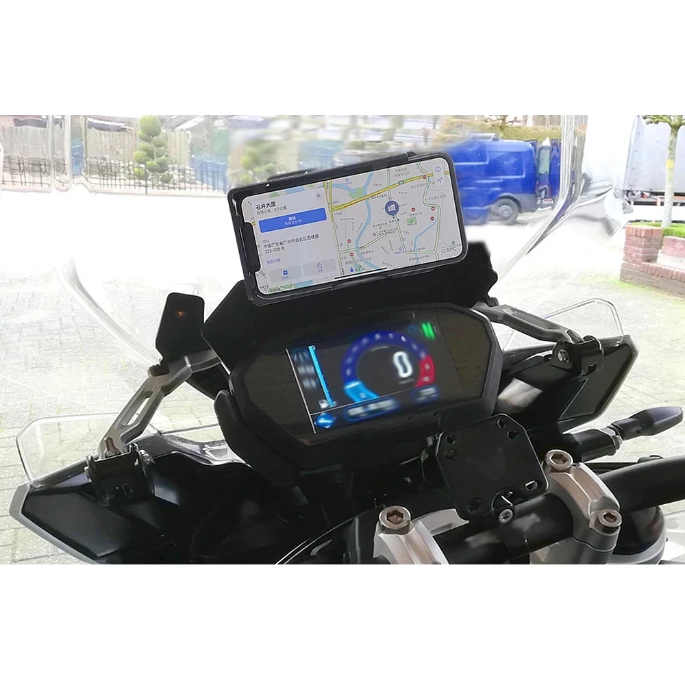 NEW Motorcycle For Tiger 1200 Front Phone Stand Holder Smartphone Phone GPS Navigaton Plate Bracket 2018 2019 2020