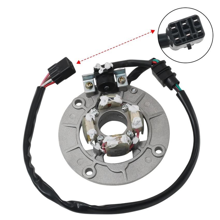 

Motorcycle Boat Charge Coil Assy For Yamaha YZ250F 2006 2007 2008 2009 YZ250FV YZ250FW 5XC-85560-00 5XC-85560-11 5XC-85560-10