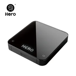 HERO Coffee Electronic Scales Pour Coffee Electronic Drip Coffees Scale With Timer 2kg/0.1g  LED Smart Kitchen Scale