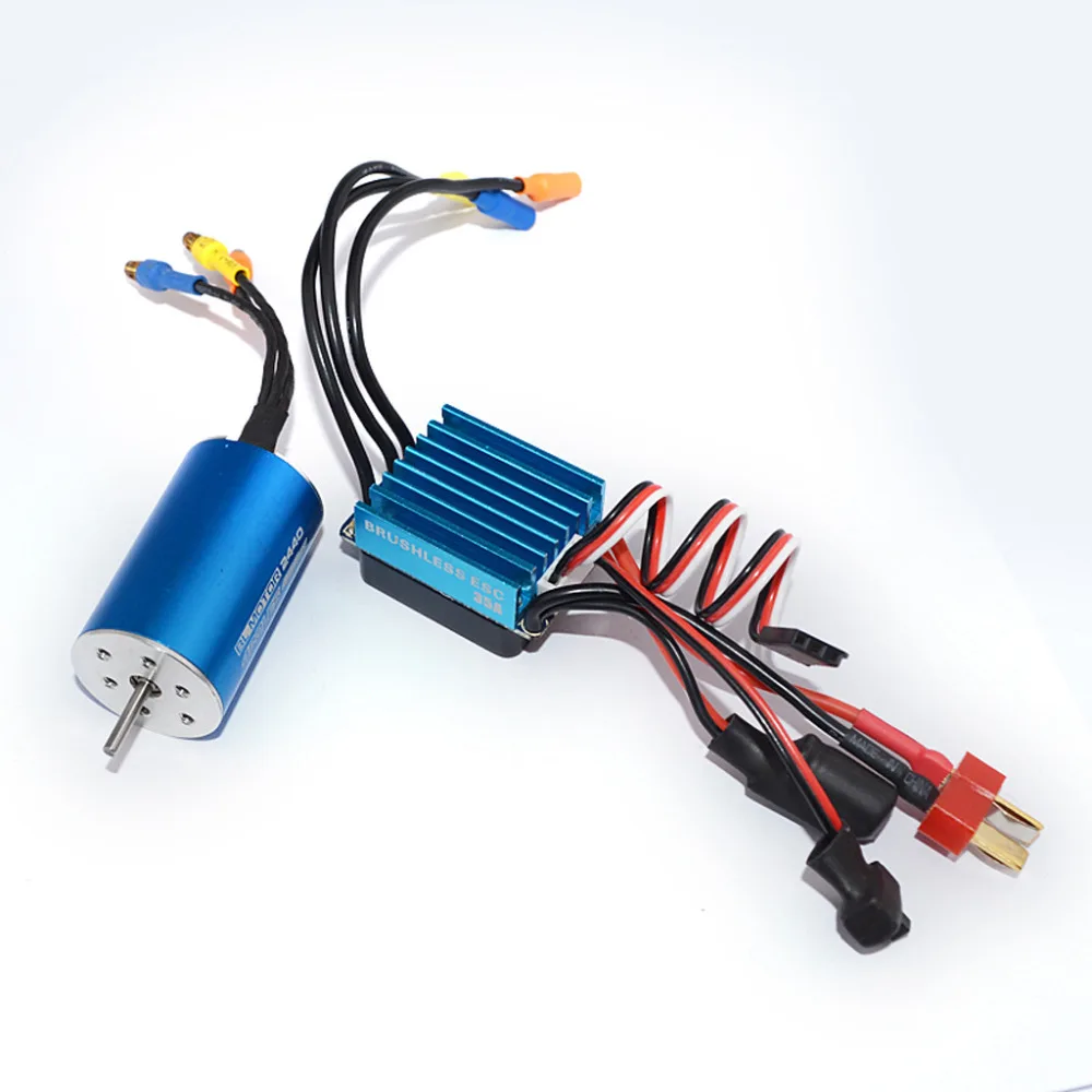 RC 2440 6800KV / 4600KV / 4000KV Sensorless Motore Brushless Con 35A Brushless ESC per 1/14 1/16 RC Auto