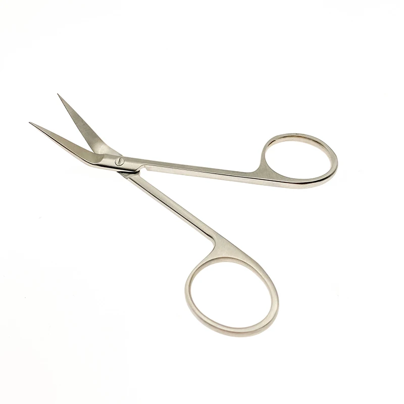 

Septum scissors gold handle stainless steel nose shaping scissors 45 degree Angle nose surgery scissors