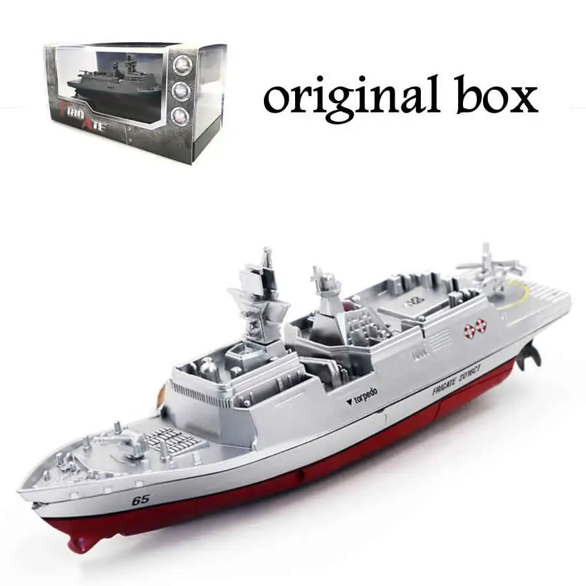 2.4GHZ RC Remote speed control rc boat Military Warship boat Toys Mini Electric RC Aircraft gift for boys children water toys